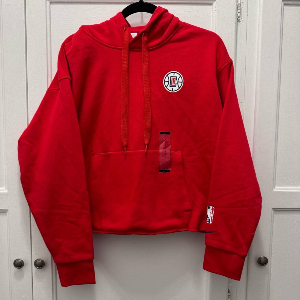 Nike Clippers Cropped Red Hoodie
